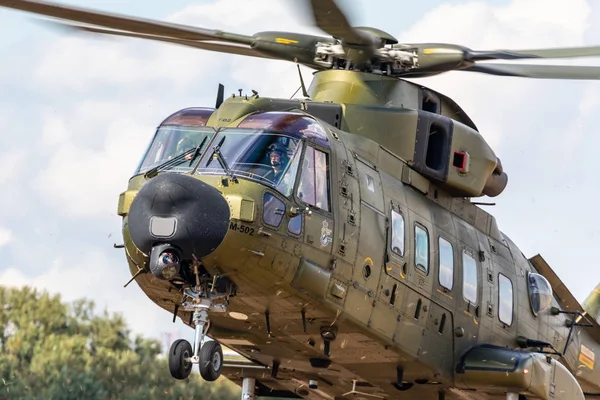 Belgio Kleine Brogel 2018 Display Agusta Westland 101 Durante Giornate — Foto Stock