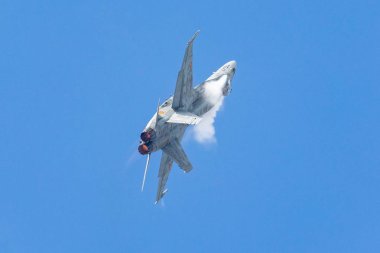 Belçika, Kleine Brogel - 9.9.2018 İspanya Hava Kuvvetleri F-18 Hornet ekran Kleine Brogel, Belçika Belçika Hava Kuvvetleri gün 9.9.2018 sırasında