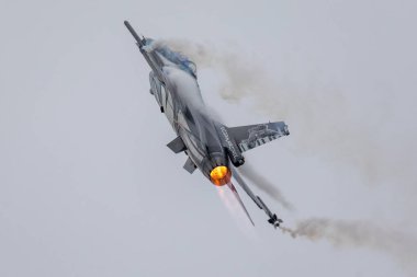 Belçika, Kleine Brogel - 9.9.2018 Kleine Brogel, Belçika Belçika Hava Kuvvetleri gün 9.9.2018 sırasında Belçika Hava Kuvvetleri F-16 solo görüntüleme