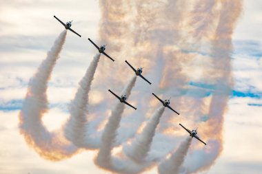 Belçika, Kleine Brogel - 9.9.2018 Breitling Jet takım ekran Kleine Brogel, Belçika Belçika Hava Kuvvetleri gün 9.9.2018 sırasında