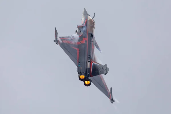 Belgia Kleine Brogel 2018 Dassault Rafale Wyświetlania Podczas Belgijskich Sił — Zdjęcie stockowe