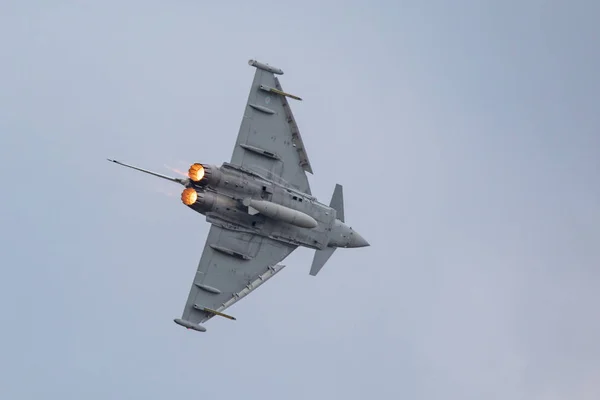 Belgium Kleine Brogel 2018 Eurofighter Typhoon Display Belgian Air Force — Stock Photo, Image