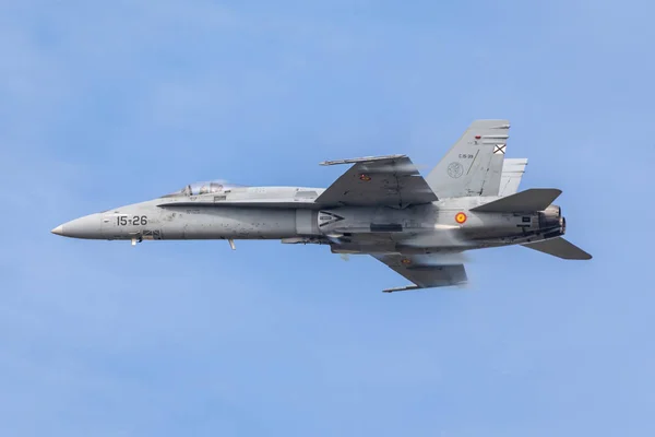 Bélgica Kleine Brogel 2018 Espanha Air Force Hornet Display Belgian — Fotografia de Stock