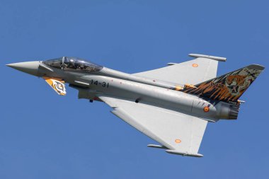 Çek Repubic, Ostrava - 16.9.2018 Eurofighter Typhoon ekran sırasında Nato gün içinde 16.9.2018 de Ostrava, Çek Reublic