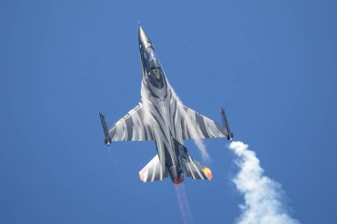 Çek Repubic, Ostrava - 16.9.2018 16.9.2018 de Ostrava, Çek Reublic Nato günlerde sırasında Belçika F-16 ekran