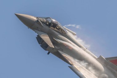 Çek Repubic, Ostrava - 16.9.2018 Eurofighter Typhoon ekran sırasında Nato gün içinde 16.9.2018 de Ostrava, Çek Reublic
