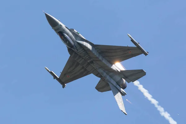 Czech Repubic Ostrava 2018 Exhibición Solitario Del Fuerza Aérea Polaca — Foto de Stock