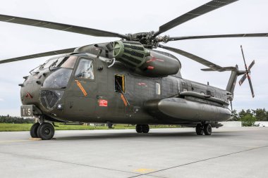 Namest nad Oslavou, Çek Cumhuriyeti - 29.5.2019 Alman Sikorsky Ch-53 Deniz Aygırı 29.5.2019 in Namest nad Oslavou, Çek Cumhuriyeti