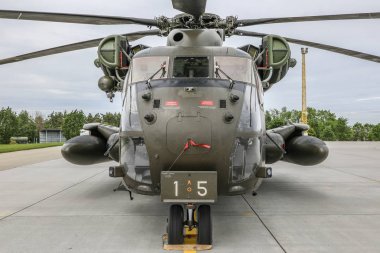 Namest nad Oslavou, Çek Cumhuriyeti - 29.5.2019 Alman Sikorsky Ch-53 Deniz Aygırı 29.5.2019 in Namest nad Oslavou, Çek Cumhuriyeti