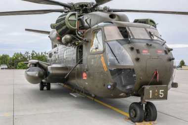 Namest nad Oslavou, Çek Cumhuriyeti - 29.5.2019 Alman Sikorsky Ch-53 Deniz Aygırı 29.5.2019 in Namest nad Oslavou, Çek Cumhuriyeti