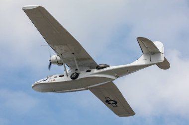 Krakow, Polonya-23.6.2019 PBY Catalina 23.6.2019 Polonya Havacılık Müzesi Krakow, Polonya