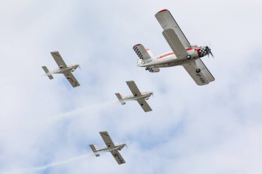Krakow, Polonya-23.6.2019 AT3 oluşum göstermek 23.6.2019 Polonya Havacılık Müzesi Krakow, Polonya