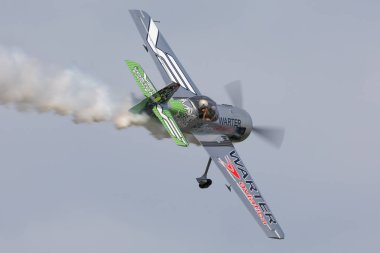 Krakow, Polonya-23.6.2019 Jurgis Kairys ekran 23.6.2019 Krakow Polonya Havacılık Müzesi, Polonya