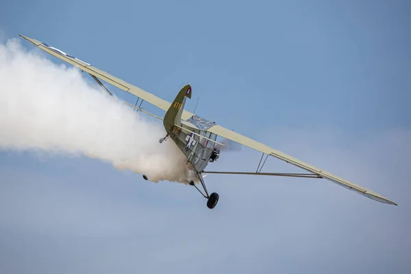 Krakov Polsko 2019 Taylorcraft Auster 2019 Muzeu Polského Letectví Krakově — Stock fotografie