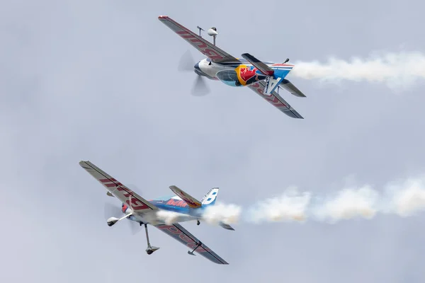 Cracovie Pologne 2019 Exposition Formation Flying Bulls 2019 Musée Aviation — Photo