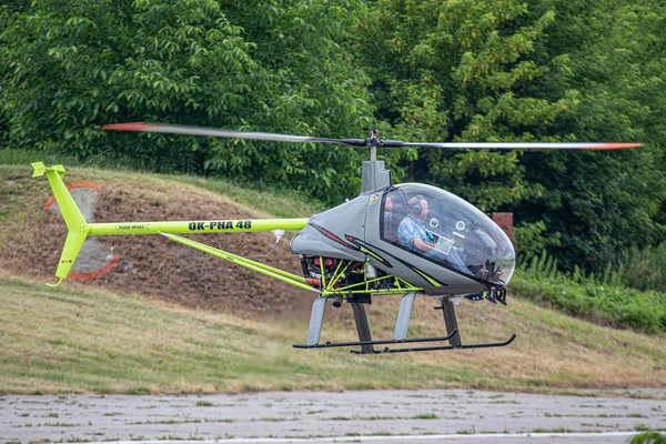 Cracovia Polonia 2019 Kompress Helicopter 2019 Museo Aviación Polaca Cracovia —  Fotos de Stock