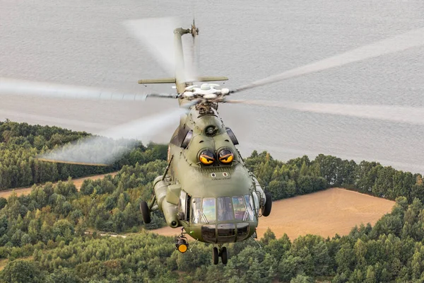 Gdynia Poland 2019 Helicopter Polish Army Gdynia Poland — 图库照片