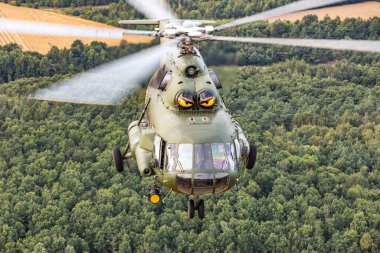 Gdynia, Polonya - 16.08.2019 Mi-17 Polonya Ordusu Helikopteri 16.08.2019, Polonya