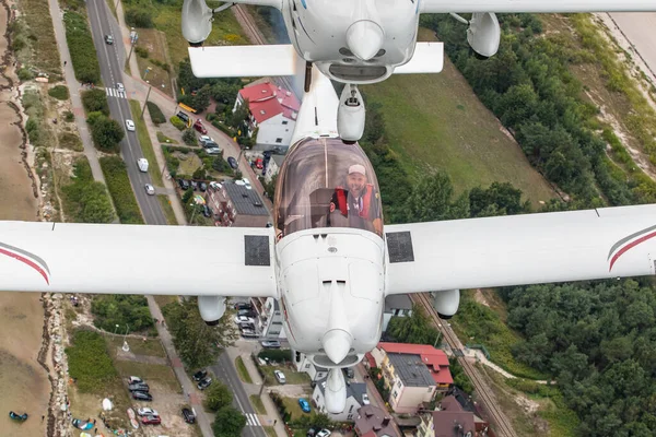 Gdynia Polen 2019 At3 Flying Formation 2019 Gdynia Polen — Stockfoto