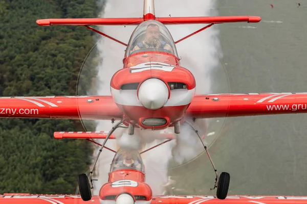 Gdynia Polska 2019 Elazny Aerobatic Group 2019 Gdyni Polska — Zdjęcie stockowe