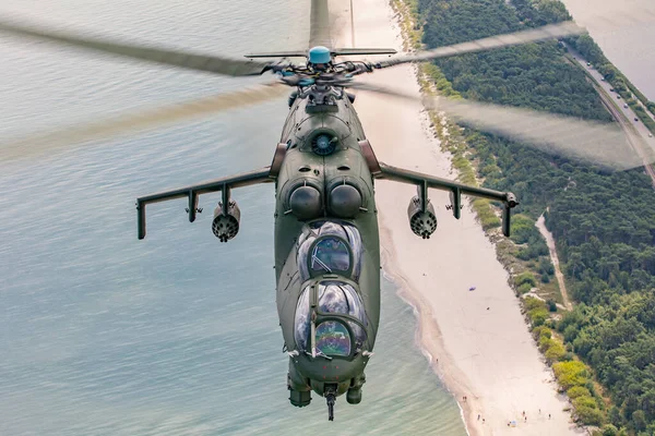 Gdingen Polen 2019 Hubschrauber Der Polnischen Luftwaffe 2019 Gdingen Polen — Stockfoto