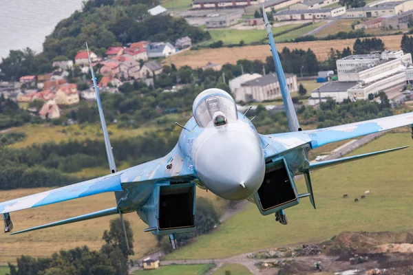 グディニア ポーランド 2019蘇27ウクライナ空軍16 2019でグディニア ポーランド — ストック写真