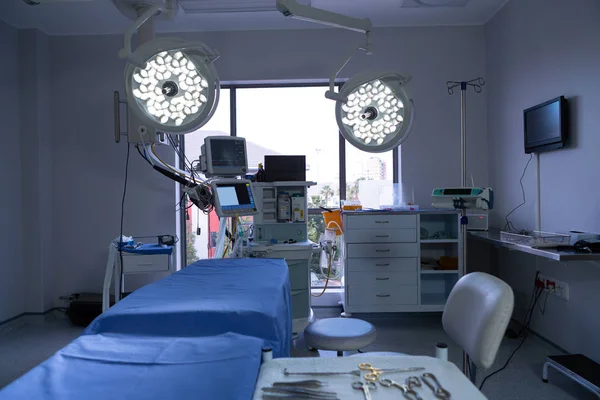 Équipements Dispositifs Médicaux Dans Salle Opération Moderne Hôpital — Photo