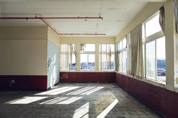 Interior Almacén Vacío Abandonado — Foto de Stock