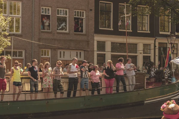 荷兰阿姆斯特丹 - 2013年8月3日:复古色调pi — 图库照片