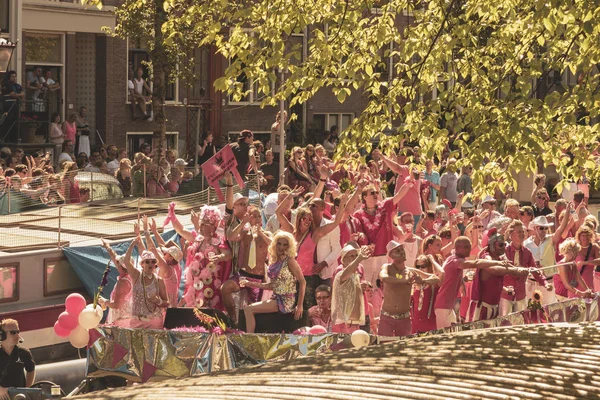 Amsterdam, Nederländerna-augusti 3, 2013: en Vintage Color Tone Pi — Stockfoto