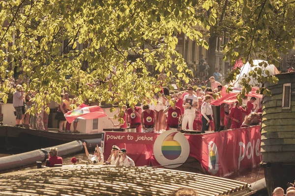 Amsterdam, Nizozemsko-3. srpna 2013: ročník A barevný tón pí — Stock fotografie