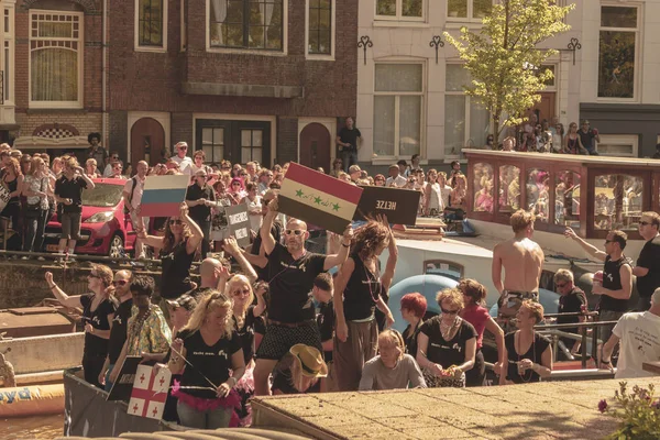 Amsterdam, Nederländerna-augusti 3, 2013: en Vintage Color Tone Pi — Stockfoto