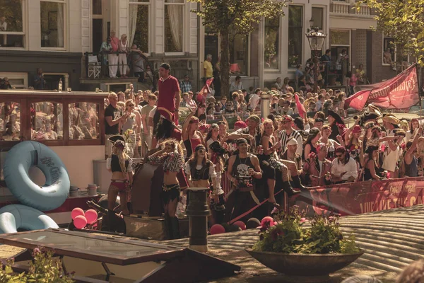 荷兰阿姆斯特丹 - 2013年8月3日:复古色调pi — 图库照片