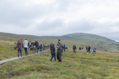 Cairngorm mountains, İngiltere - 27 Temmuz 2019: The Cairngo