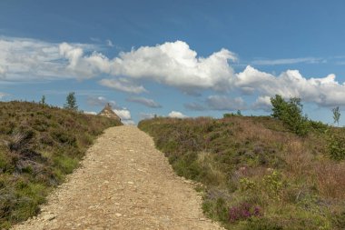 İskoç Highlands, Cairngorms Nationa pitoresk güneşli görünümü