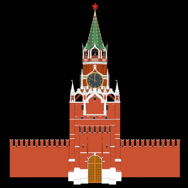 ロシアのモスクワ・クレムリン塔 — ストックベクタ