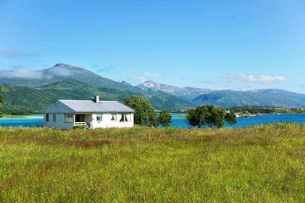 Pueblo pesquero de Noruega — Foto de Stock