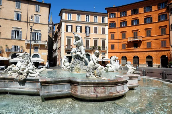 Piazza Navona Rómában — Stock Fotó