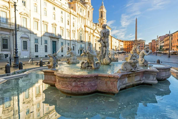 Piazza Navona στη Ρώμη — Φωτογραφία Αρχείου