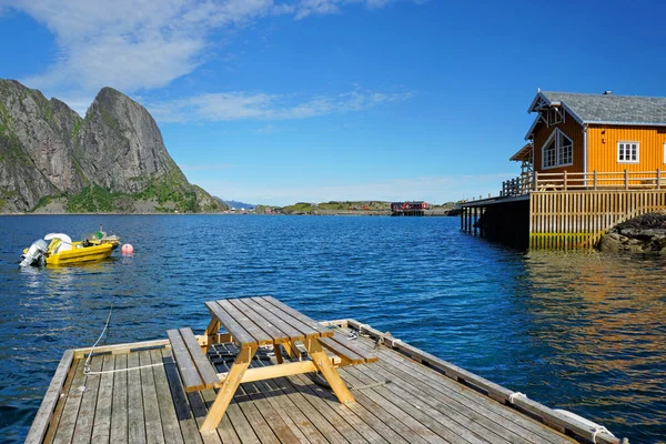 Lofoten szigetek itt: Norvégia — Stock Fotó