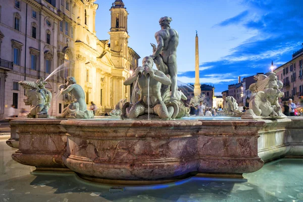 Piazza Navona Rómában — Stock Fotó