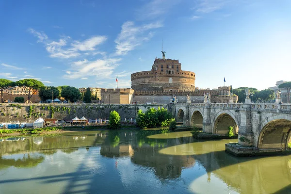 Castel i Ponte Sant Angelo — Zdjęcie stockowe