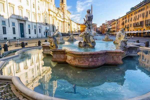 Piazza Navona Rómában — Stock Fotó