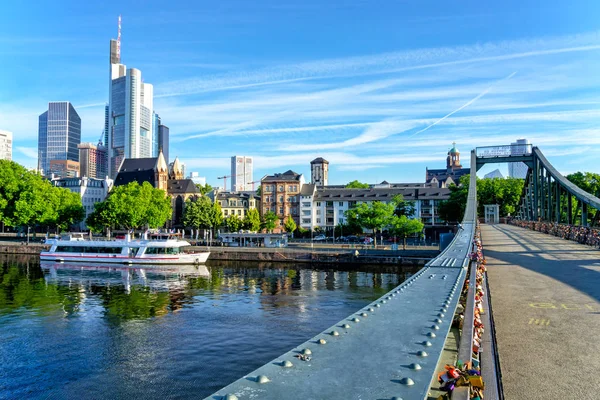 Panorama Frankfurtu nad Mohanem — Stock fotografie
