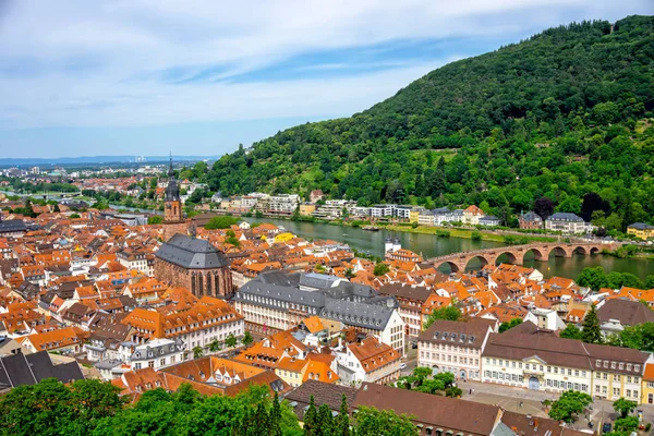 Heidelberg-panorama in deutschland — Stockfoto