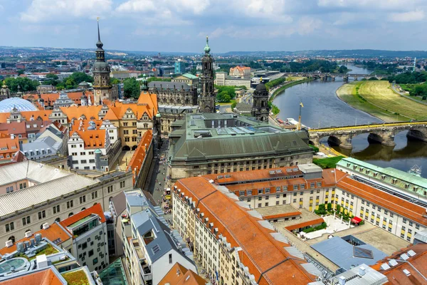 Panorama von Dresden — Stockfoto