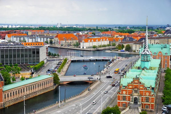 Kopenhag 'ın panoramik görüntüsü — Stok fotoğraf