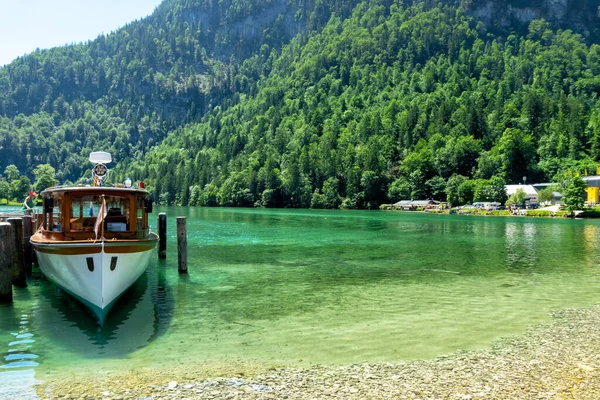 Jezioro Koenigsee w Bawarii — Zdjęcie stockowe