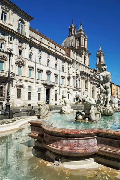 Piazza Navona v Romech — Stock fotografie