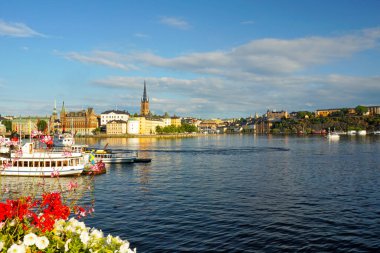 Stockholm 'ün panoramik manzarası